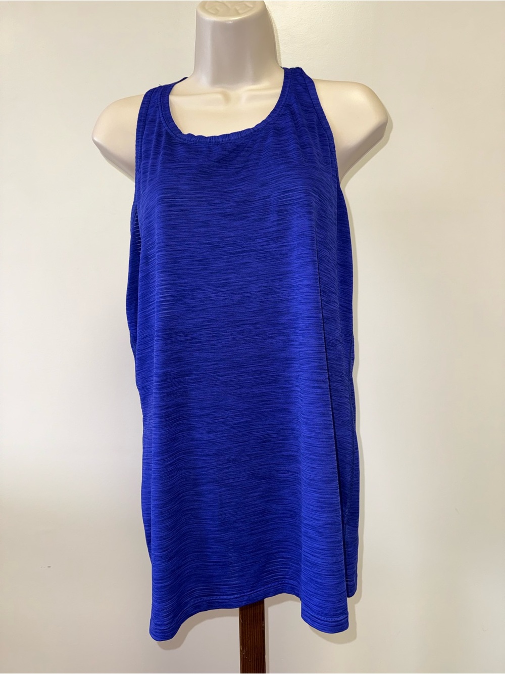 Athleta (Large) Dark Blue Loose Fit Racerback Tank Top
